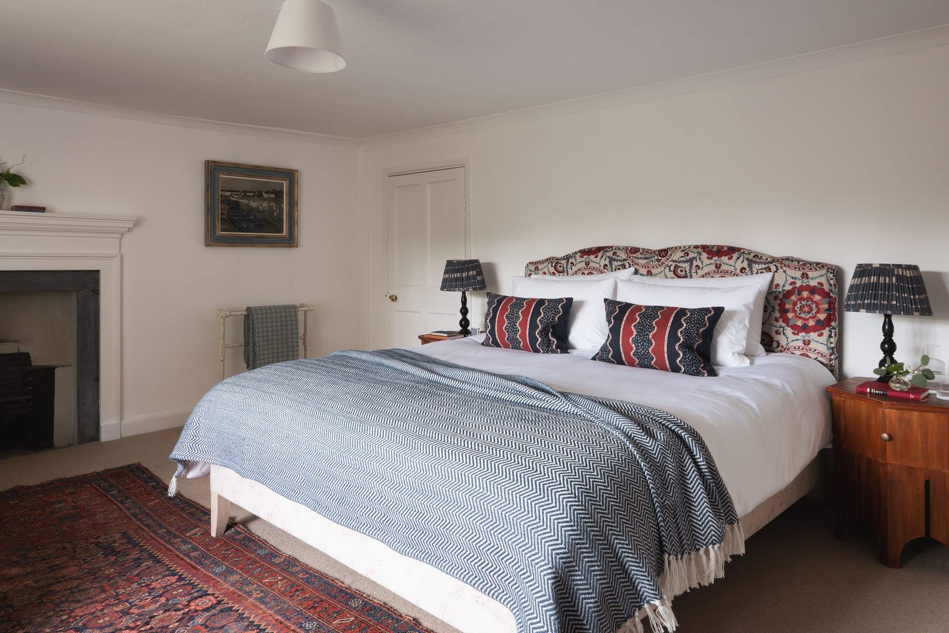 A stunning super-king bed awaits in bedroom 1.