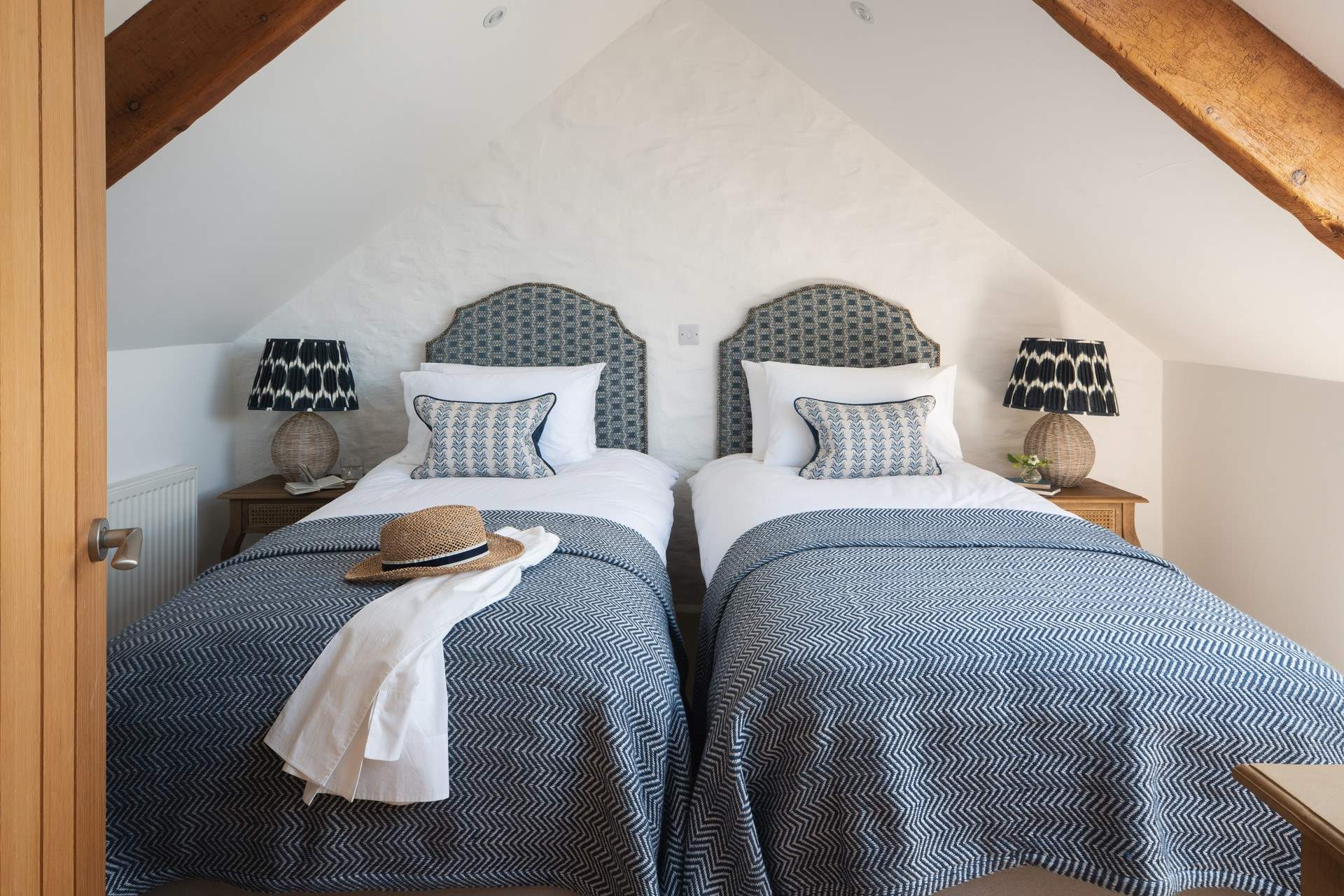 The third bedroom has 'zip and link' beds, meaning it can be made up as twins or a super-king sized bed for flexible sleeping arrangements