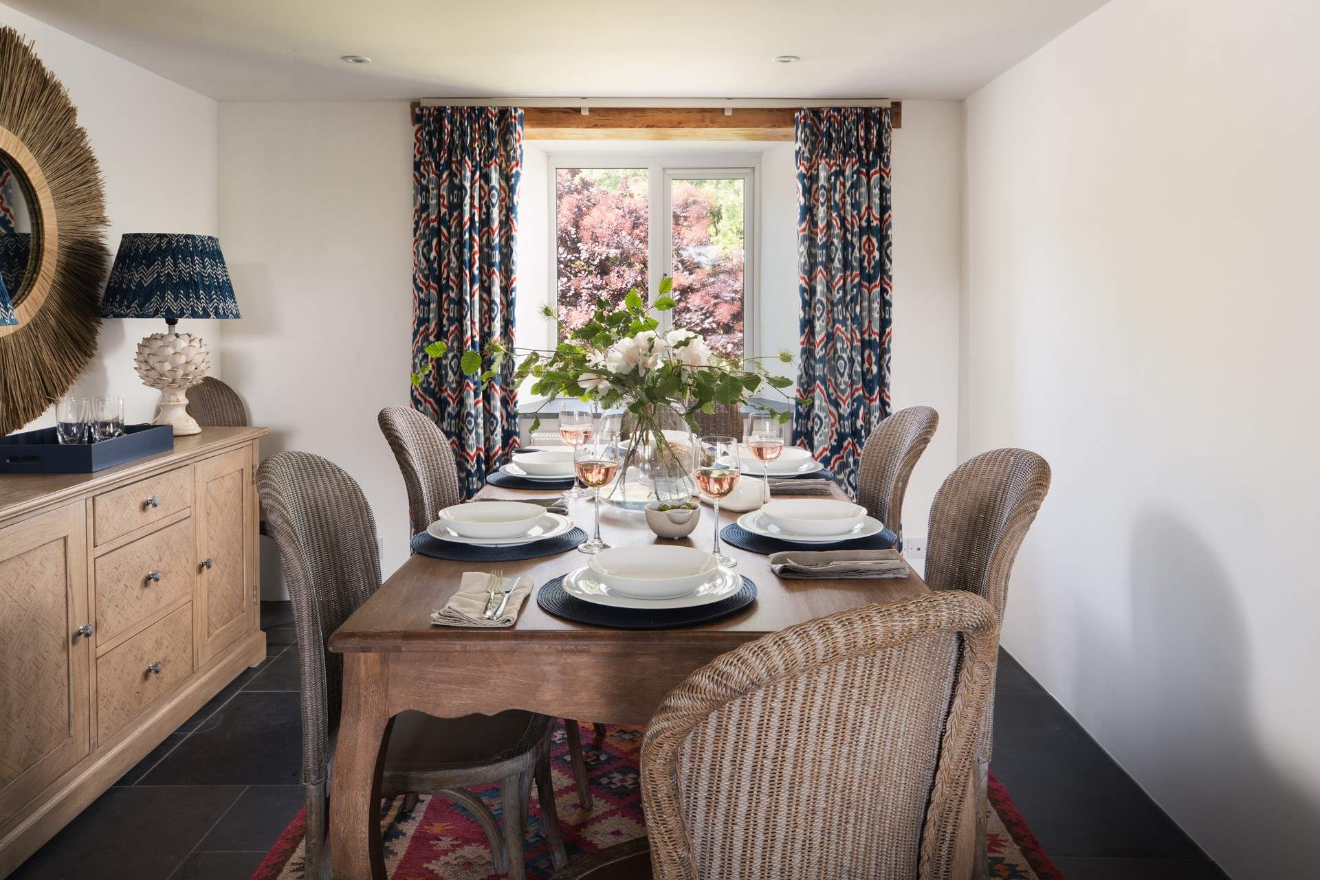 Enjoy holiday meals together at our rural retreat.