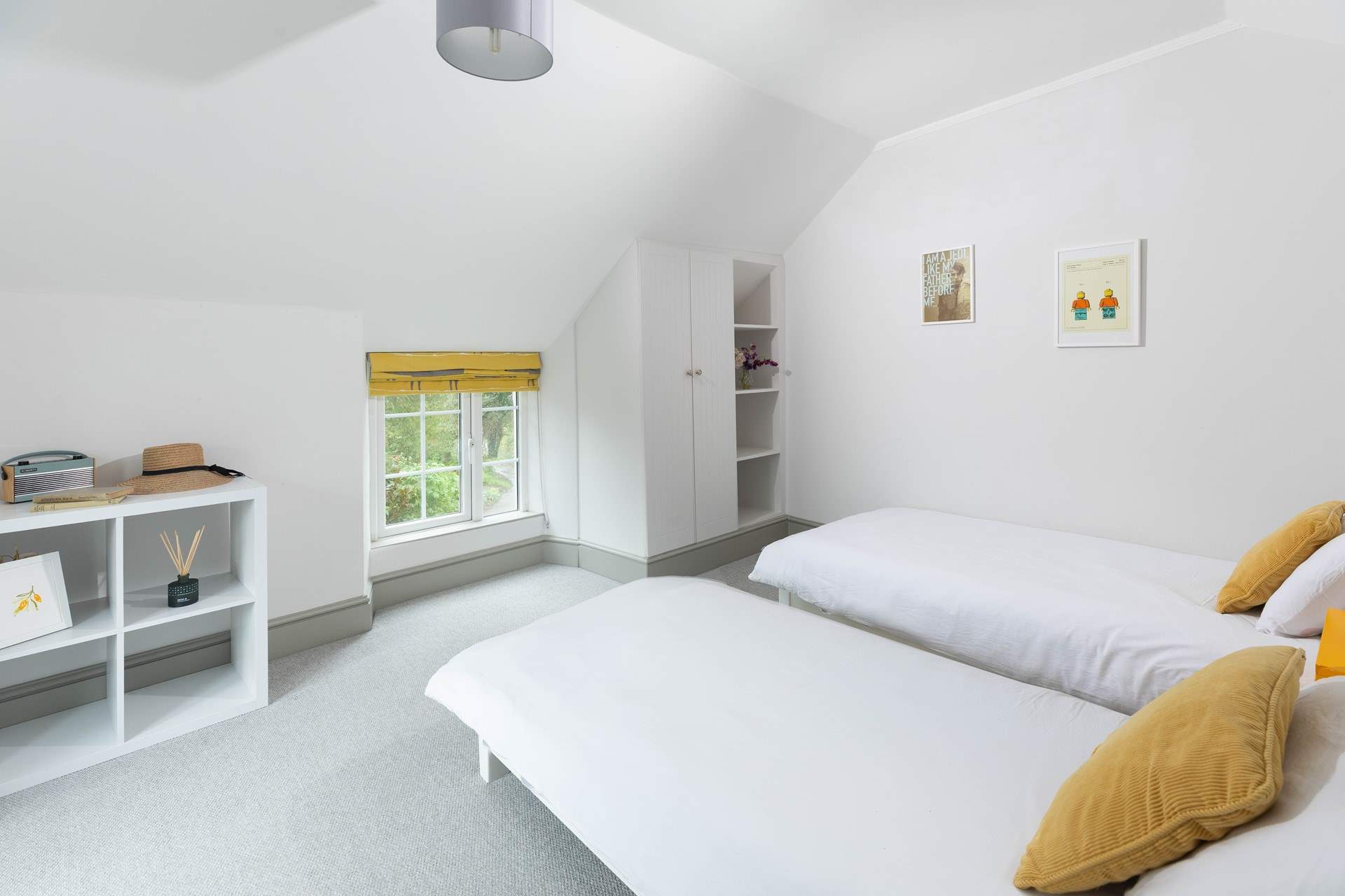 The sweet twin bedroom is light and airy (Bedroom 3). 