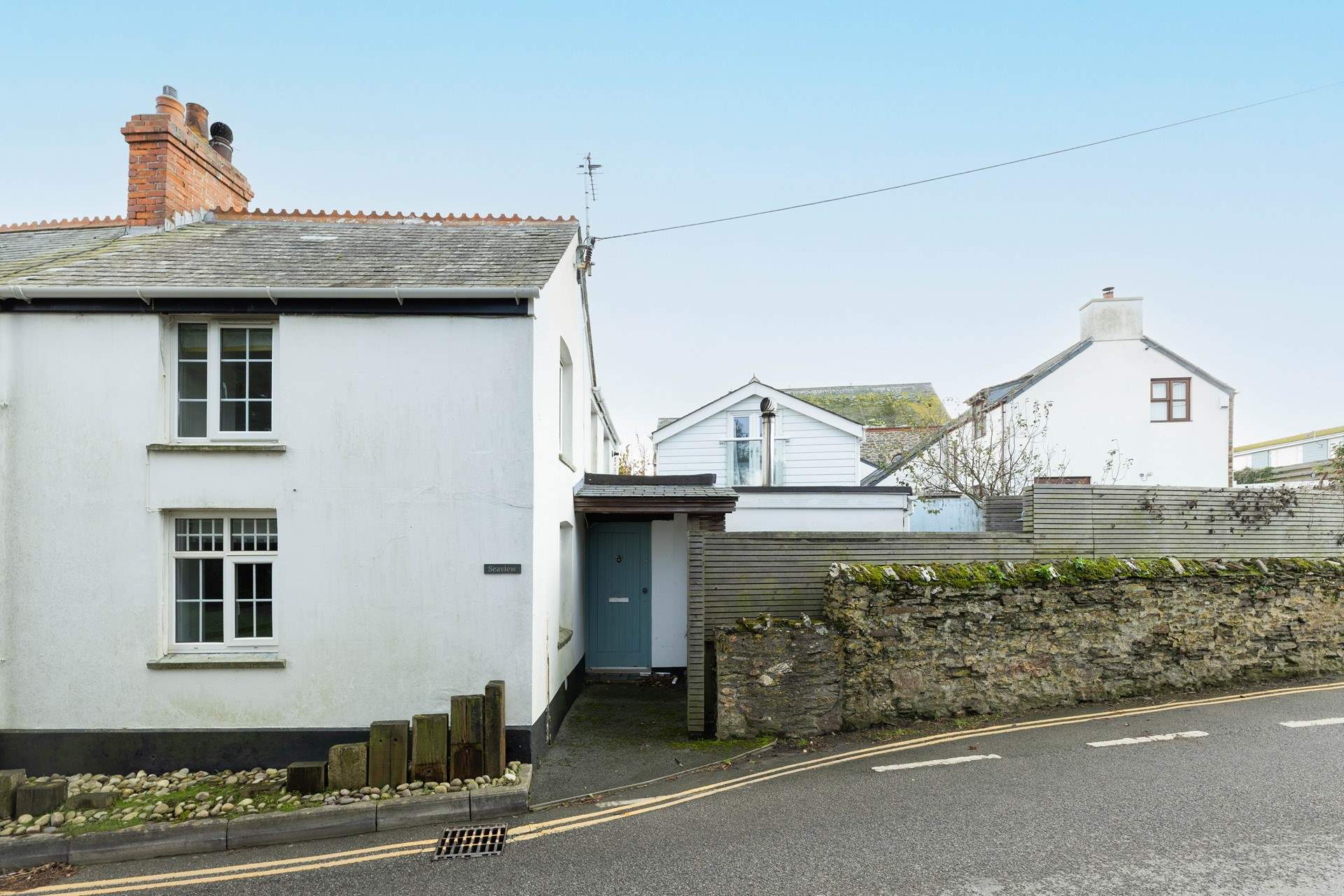 Seaview Cottage looks small from the road but spans back to create a huge space to enjoy. 