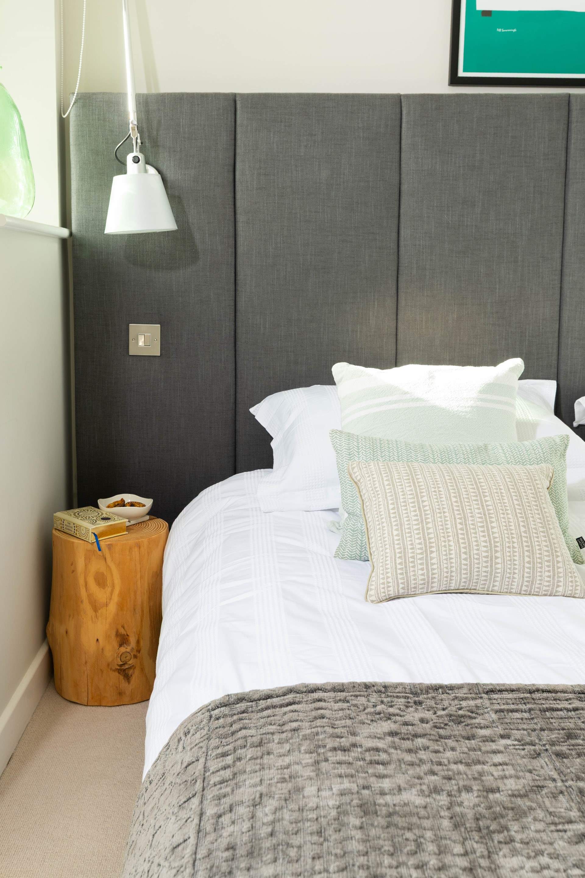 Crisp linens await you. 