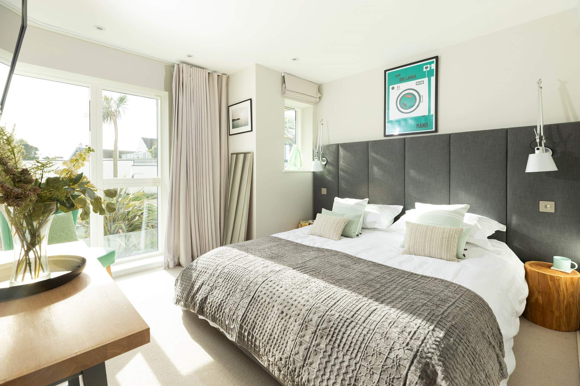 Flooded with morning light to wake you from a peaceful slumber. 