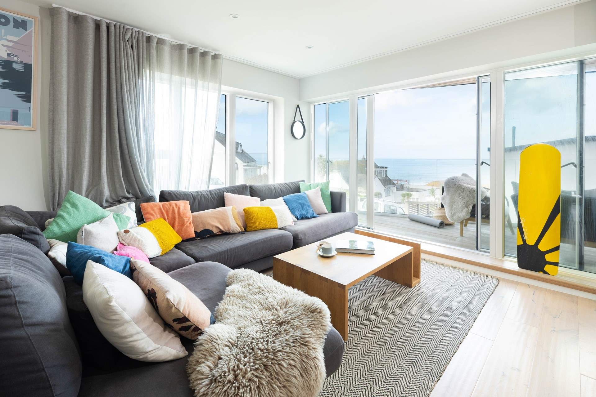 What a view from your apartment. 