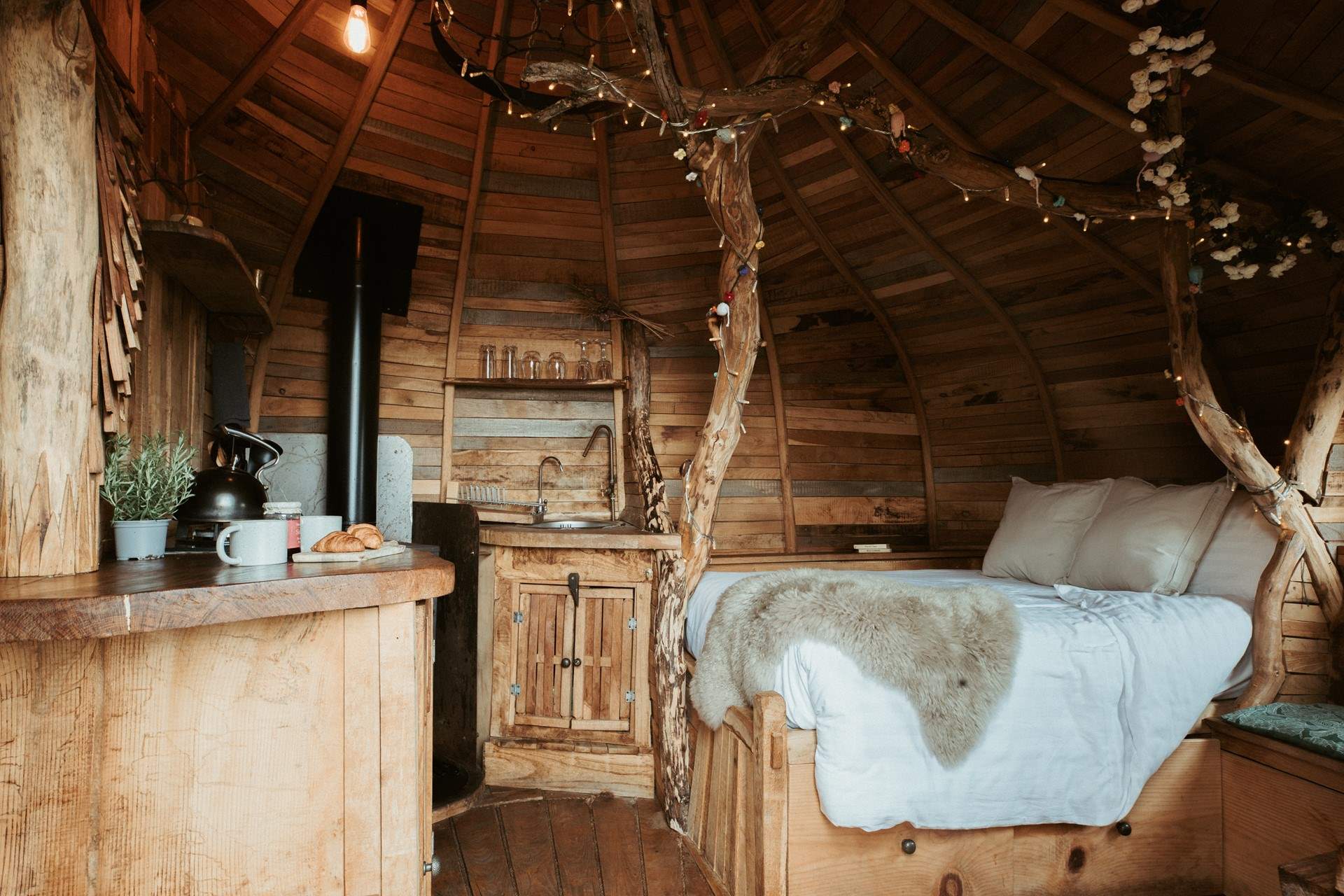  This enchanting hideout blends comfort with a deep sense of calm.