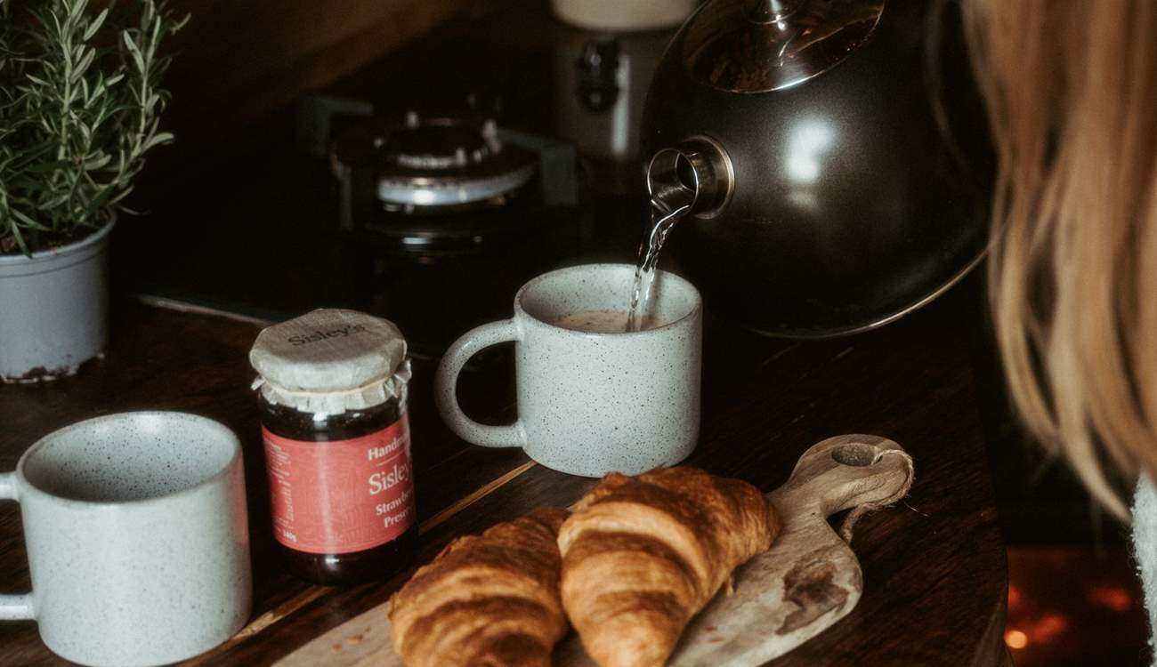 Savour slow countryside mornings.