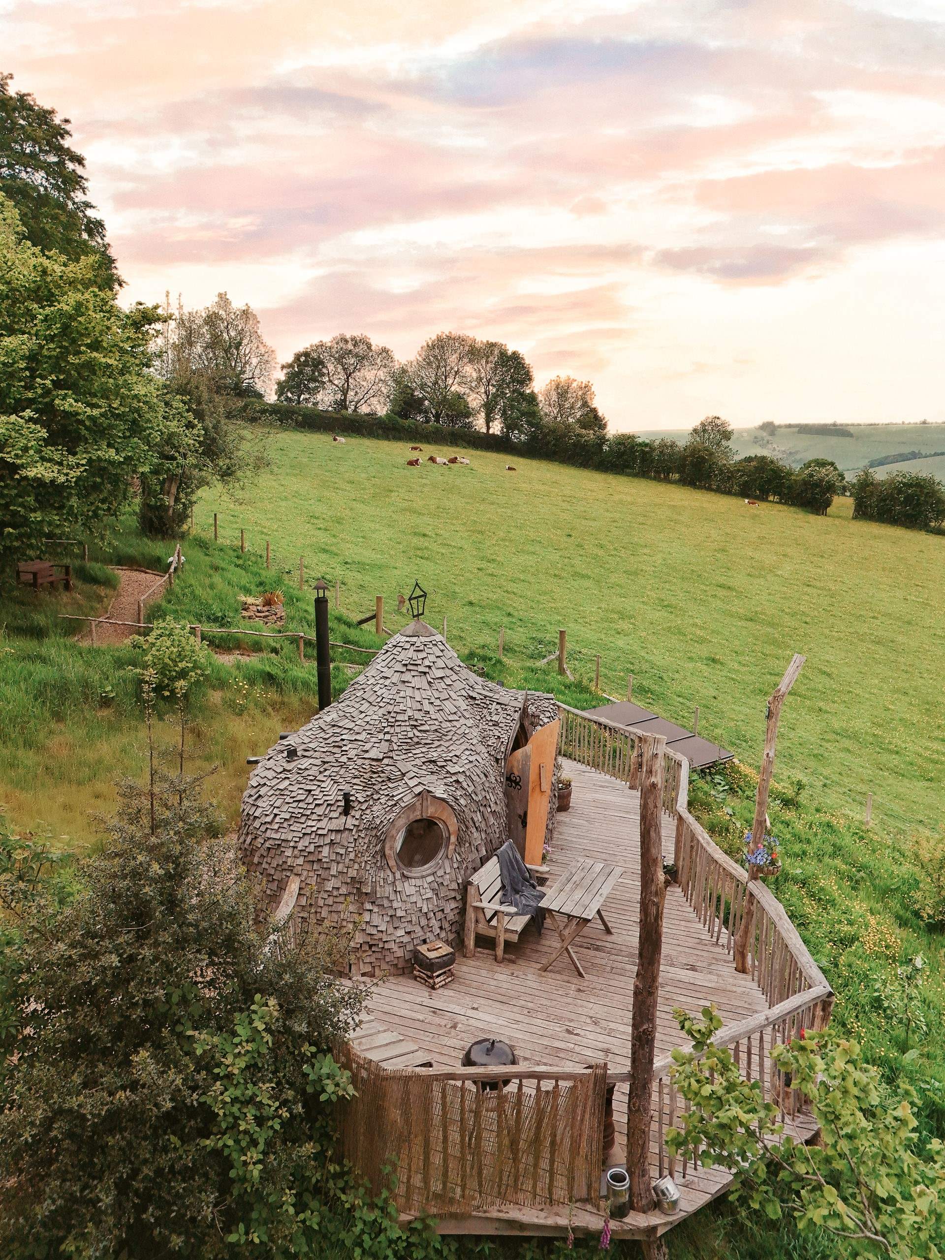 Watch the world go by from the wraparound deck, in total tranquility.