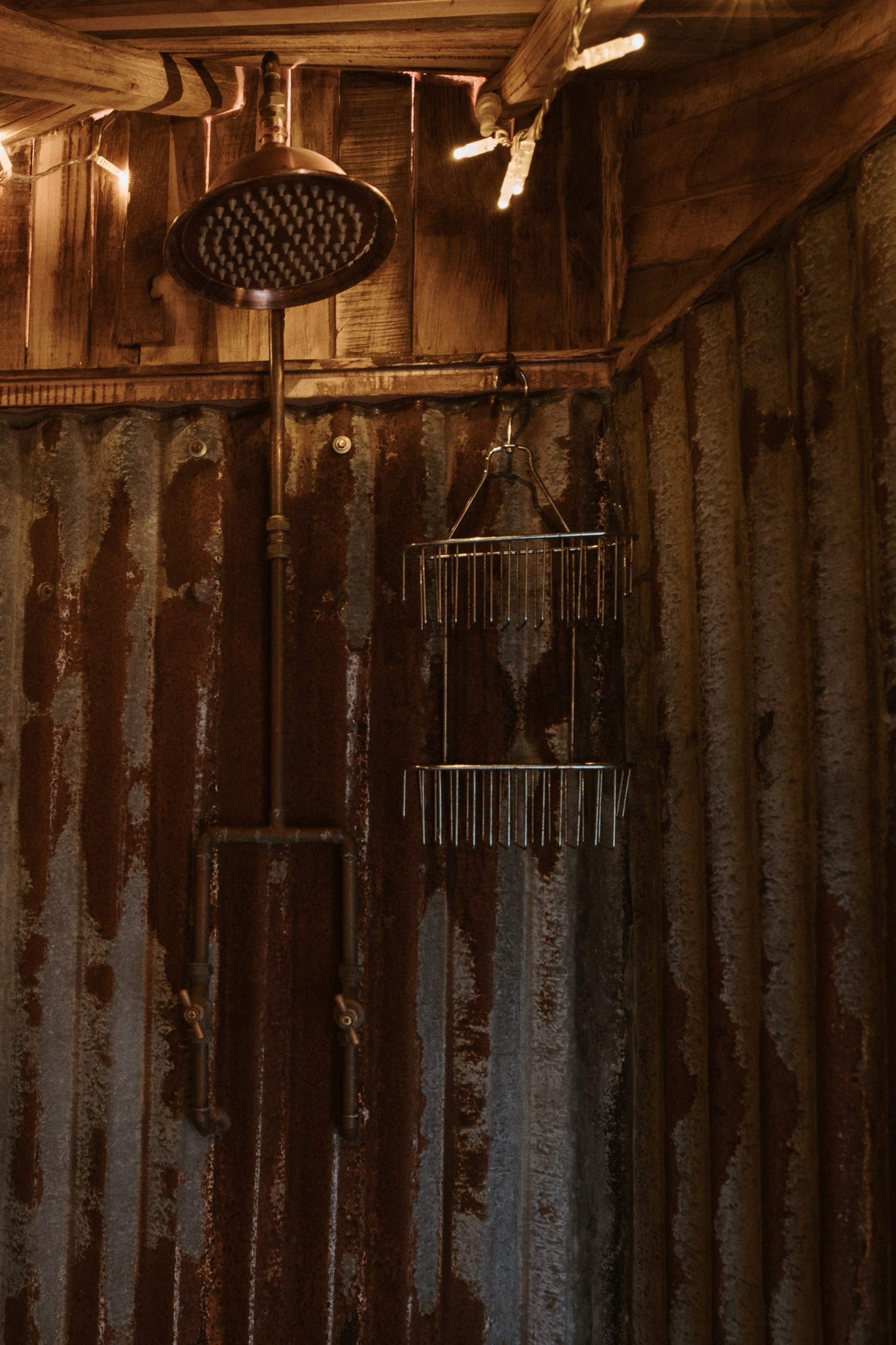 Unwind under the rainfall shower.