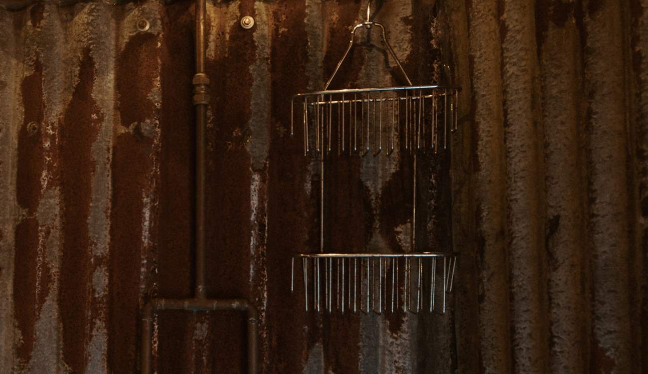 Unwind under the rainfall shower.