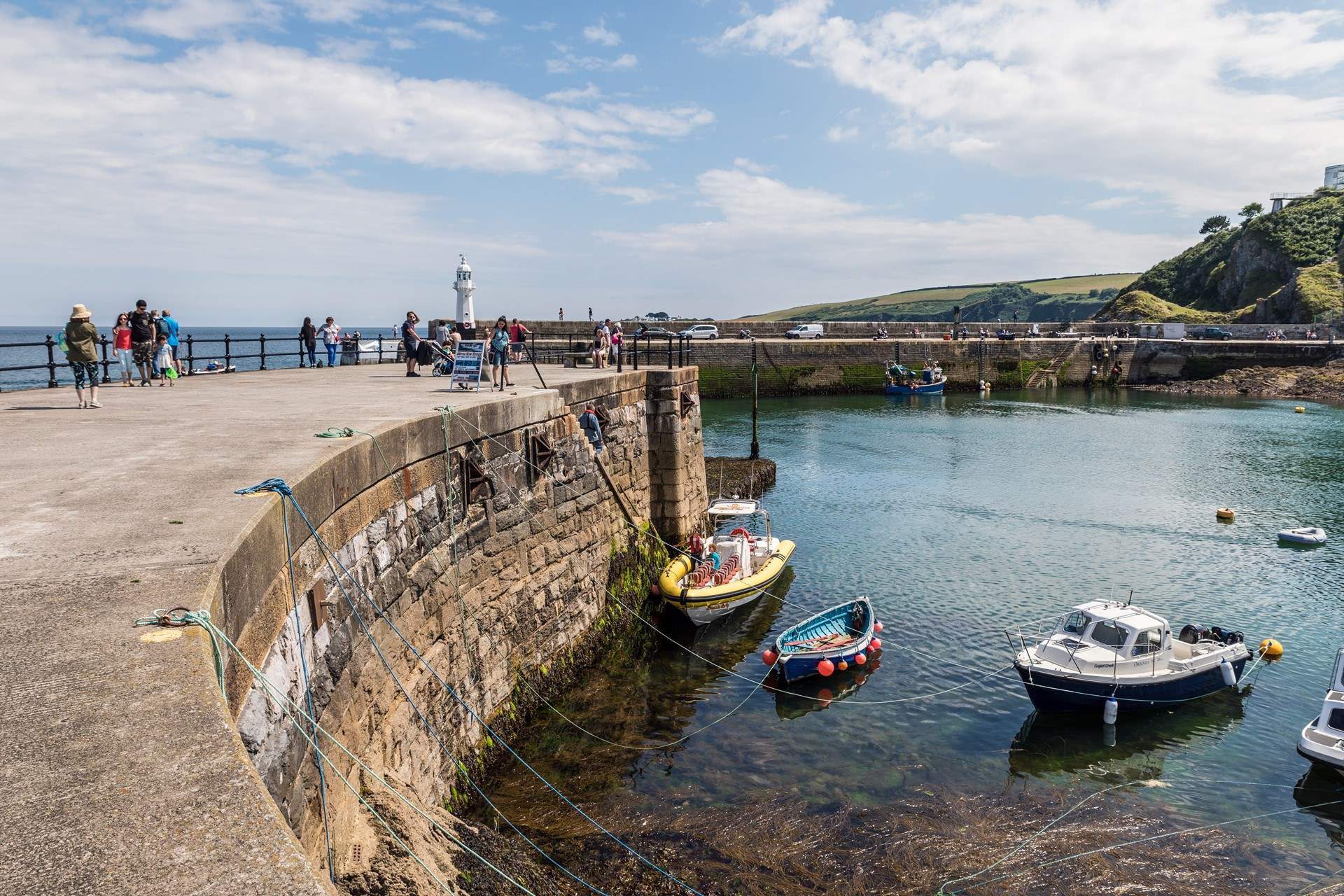 A short drive away the vibrant fishing village of Mevagissey awaits, with a picturesque harbour and a selection of cafes and independent shops. 