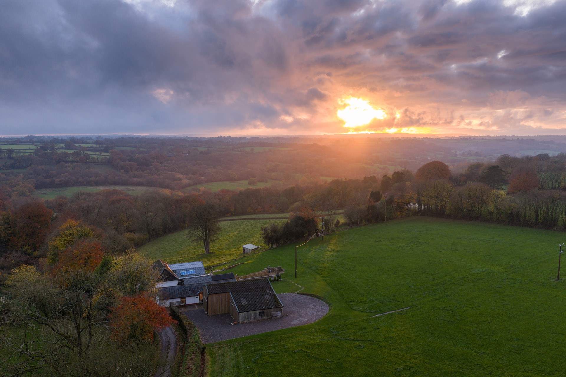 The sunsets here put on quite the show.