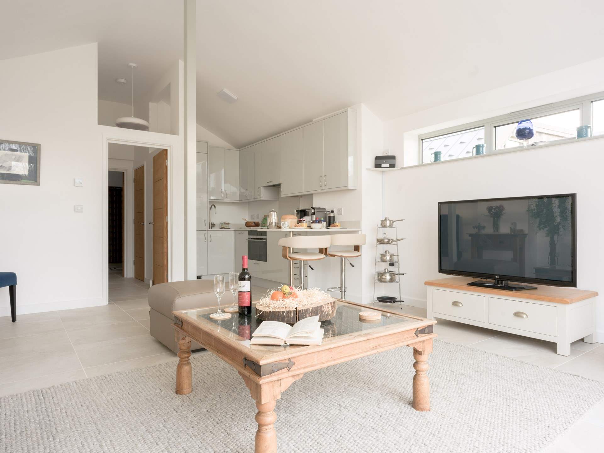 So much natural light in the open plan living space, it's a fabulous place to sit, relax and unwind.