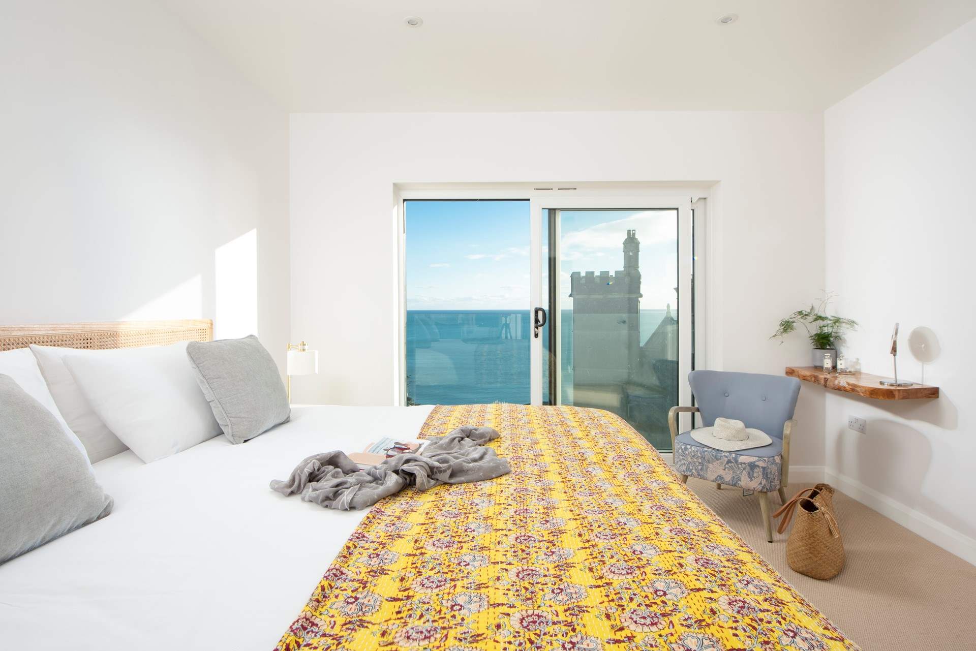 In one direction you see the Tudor gothic architecture of the old hotel. Sadly now empty.