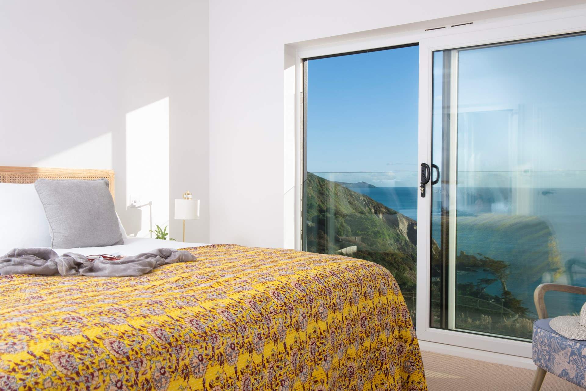 This room boasts a Juliet balcony so you can breathe in that sea air.