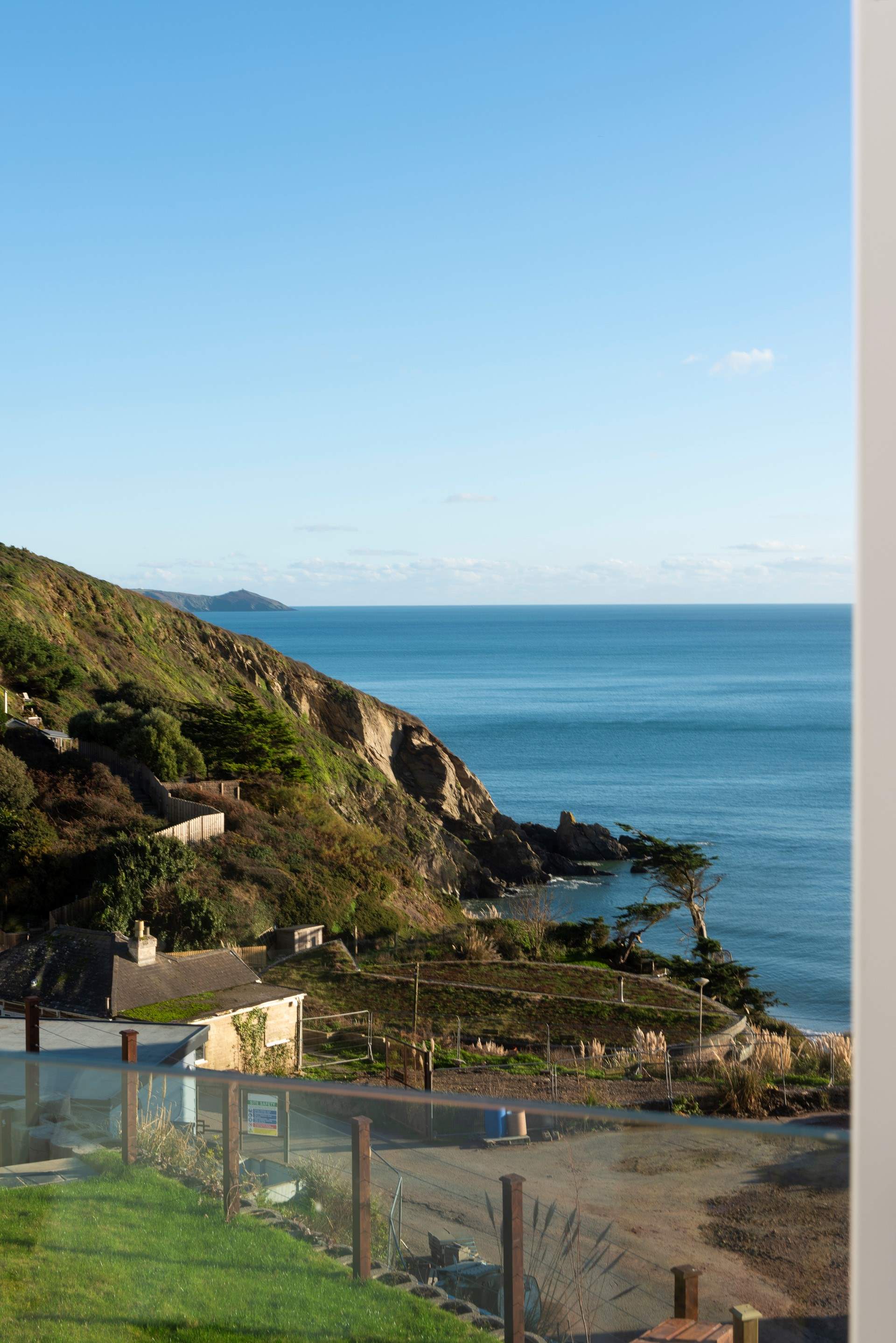 The coastline is breathtaking.