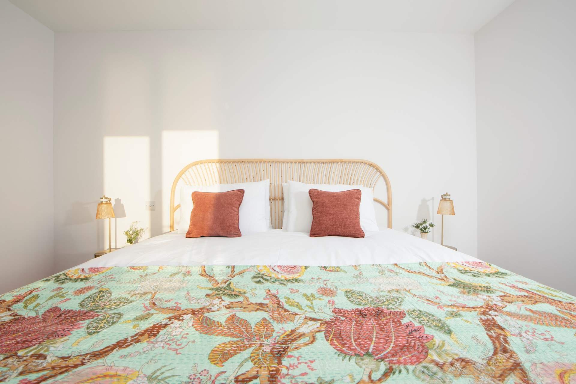 A super-king size bed awaits in bedroom 2.