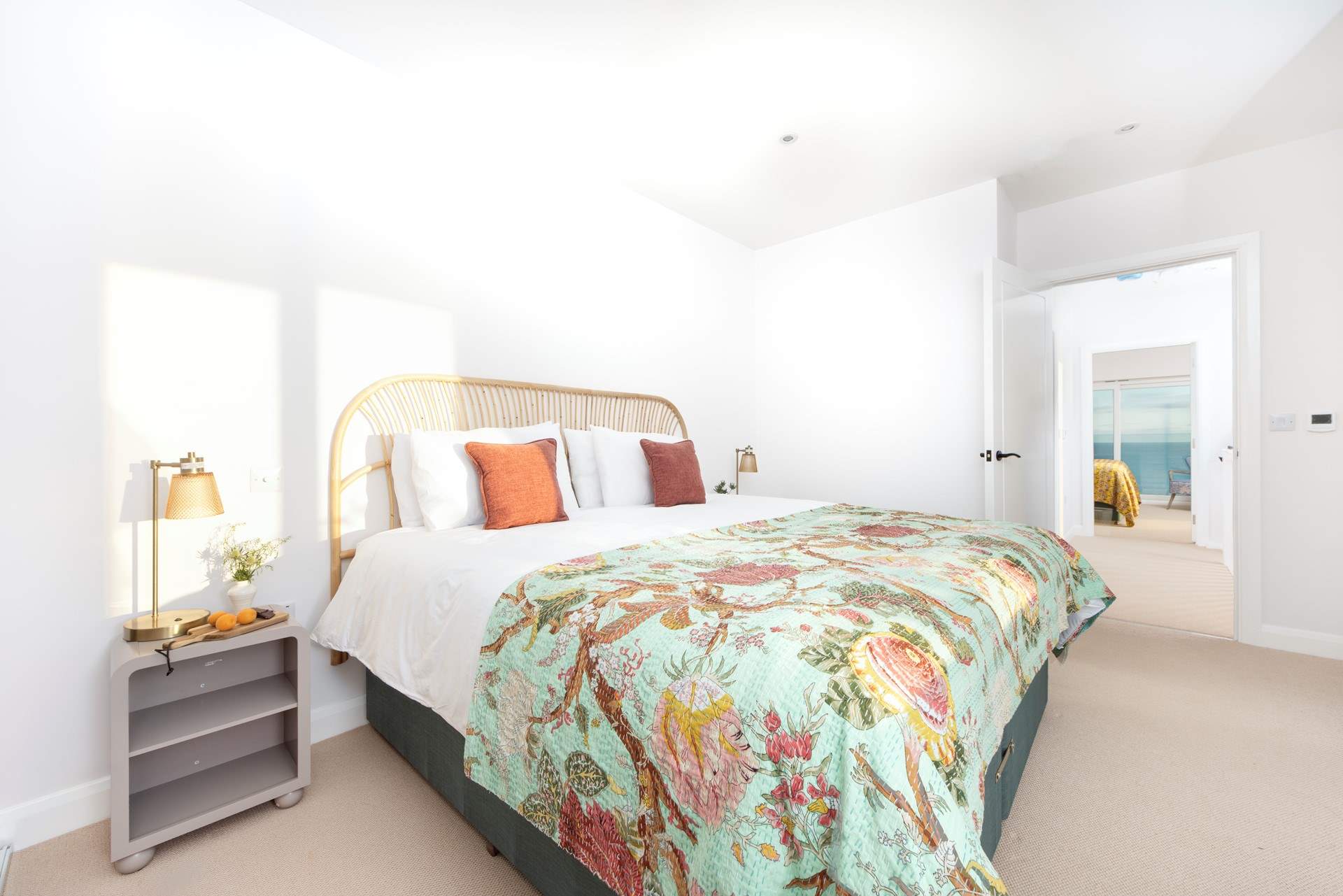 Snuggle under the covers in bedroom 2.