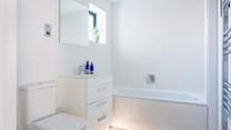 The family bathroom can be found on the ground floor with a handy heated towel rail.