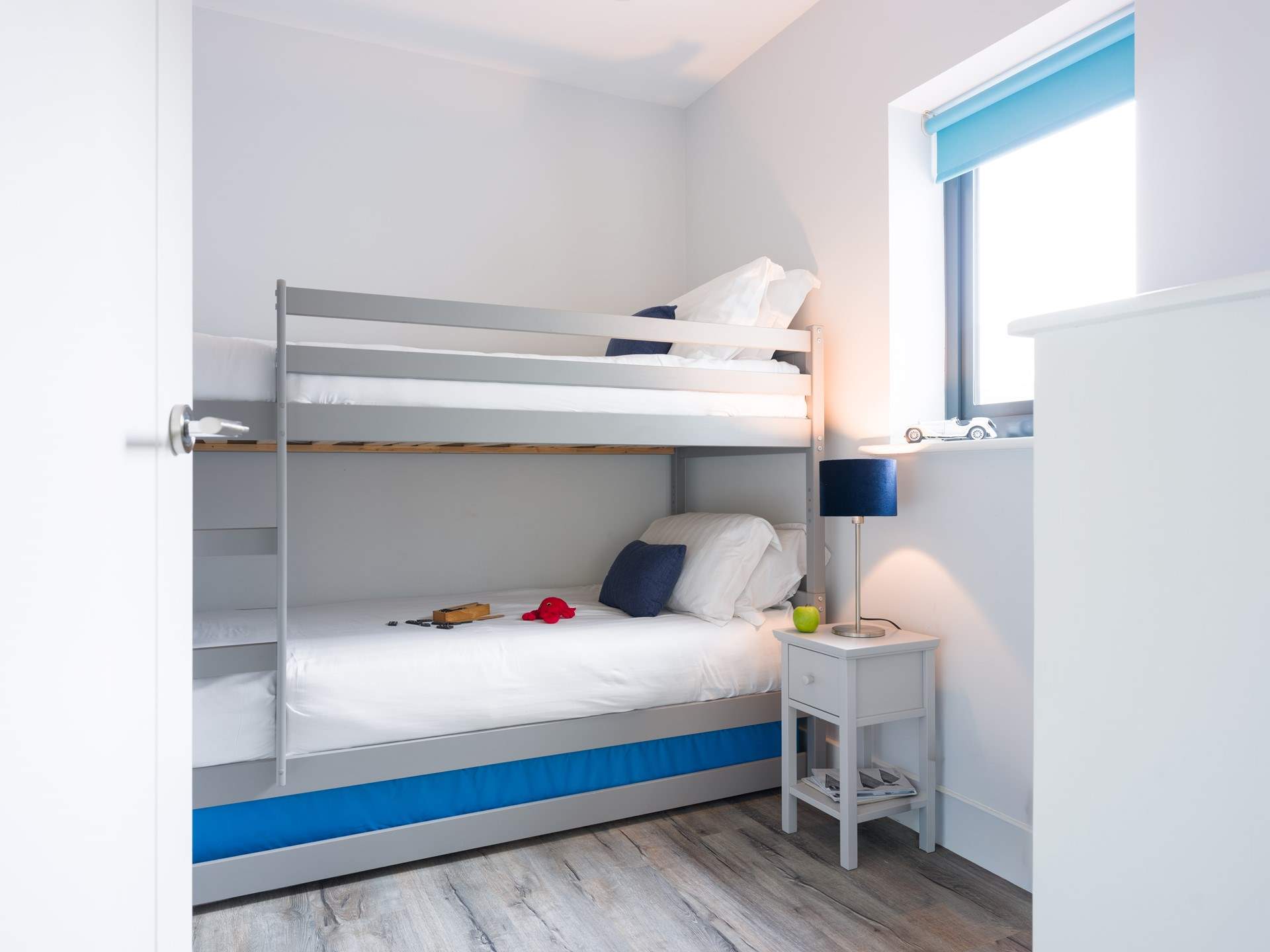 All the rooms offer space and a sense of calm.