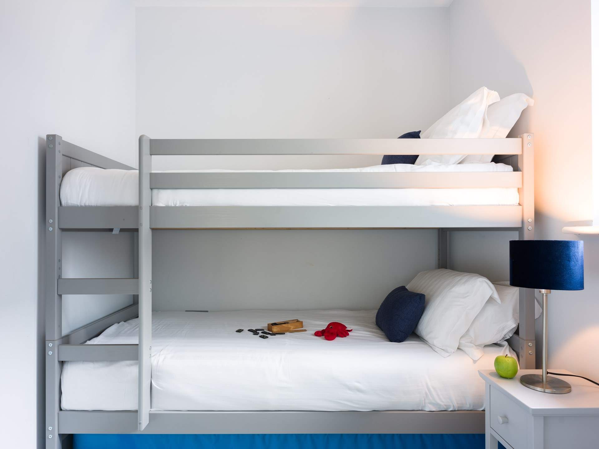 Bedroom 3 has three-foot bunk-beds - perfect for young or old.