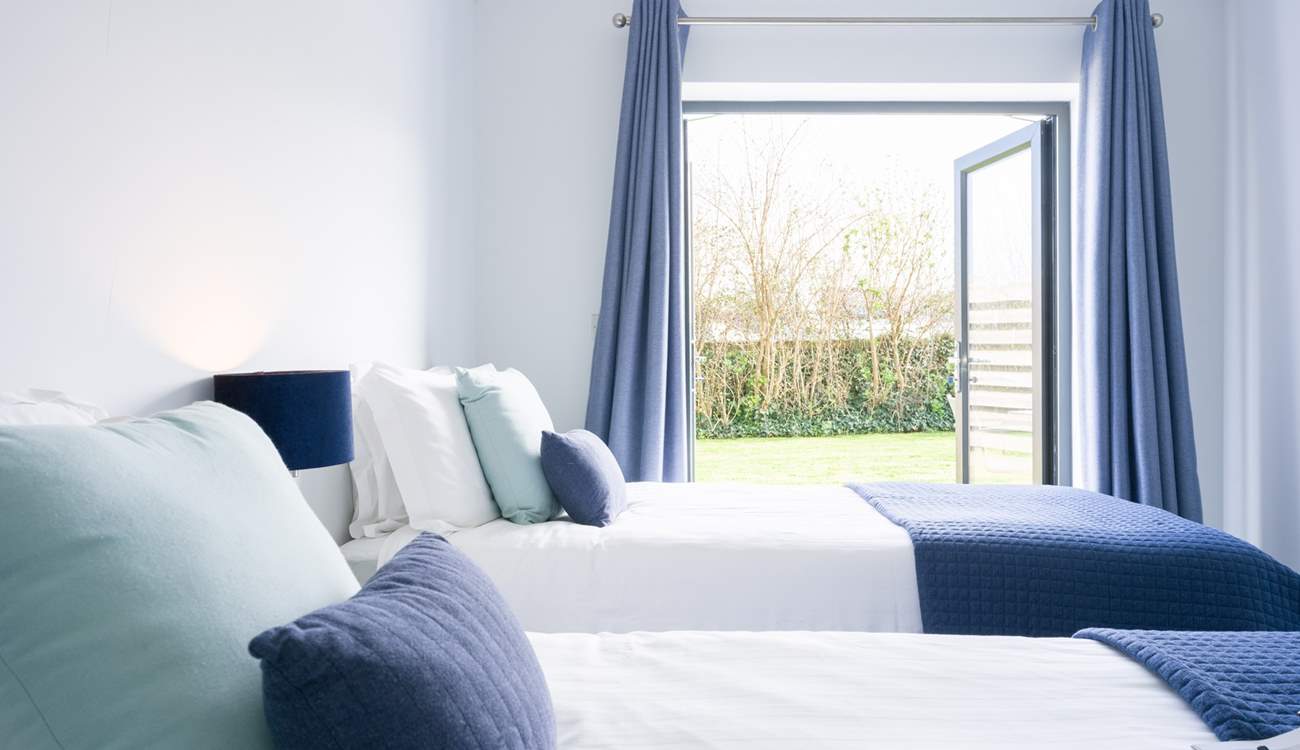 You can wake up and step straight out into the garden.