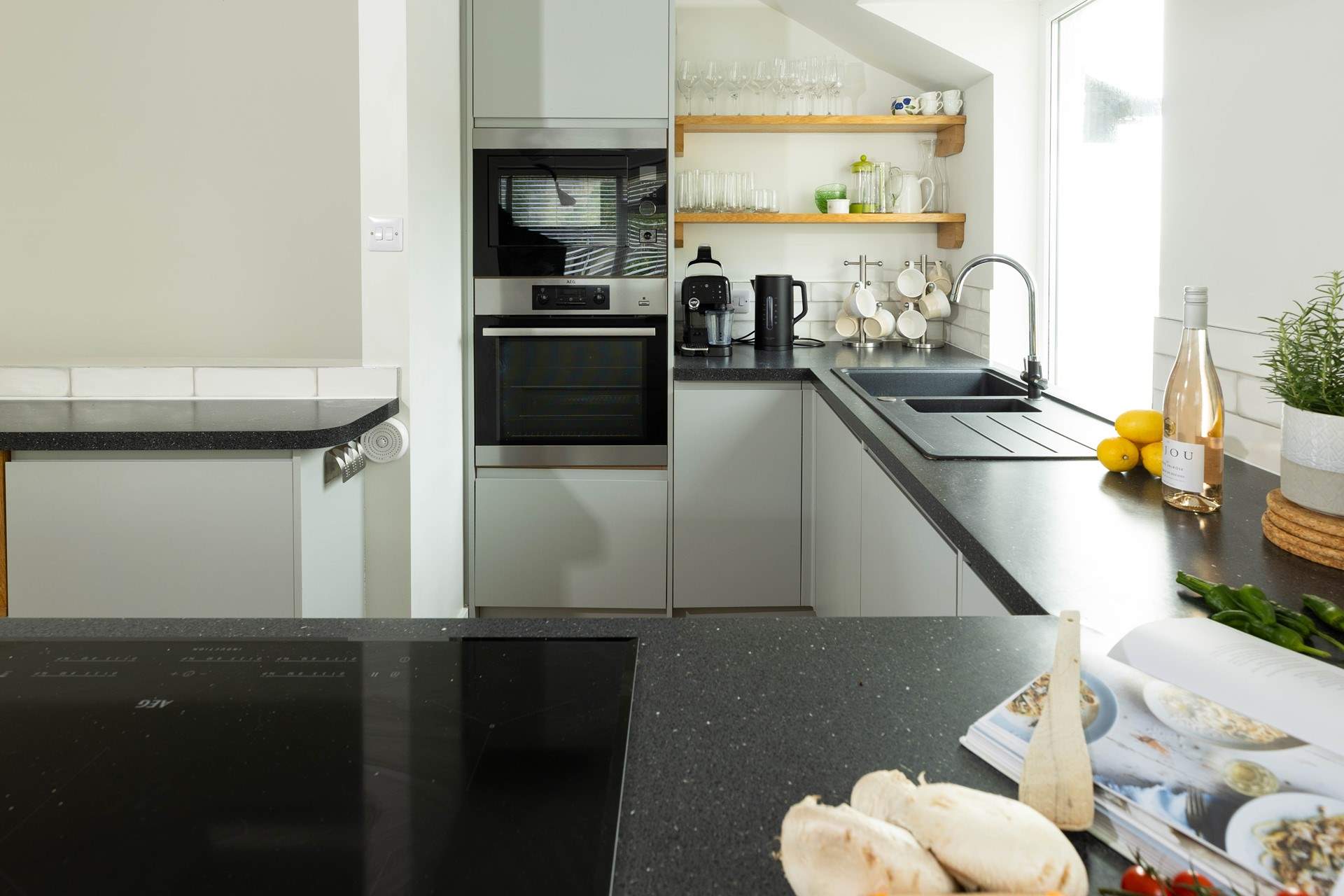 The chef will feel right at home in the kitchen.