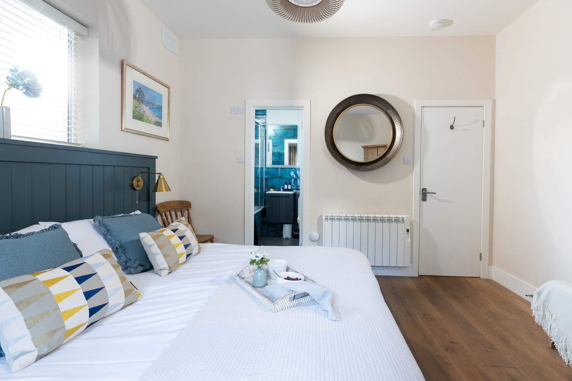 Gorgeous bedroom 3 has a king-size bed and en suite shower-room. 