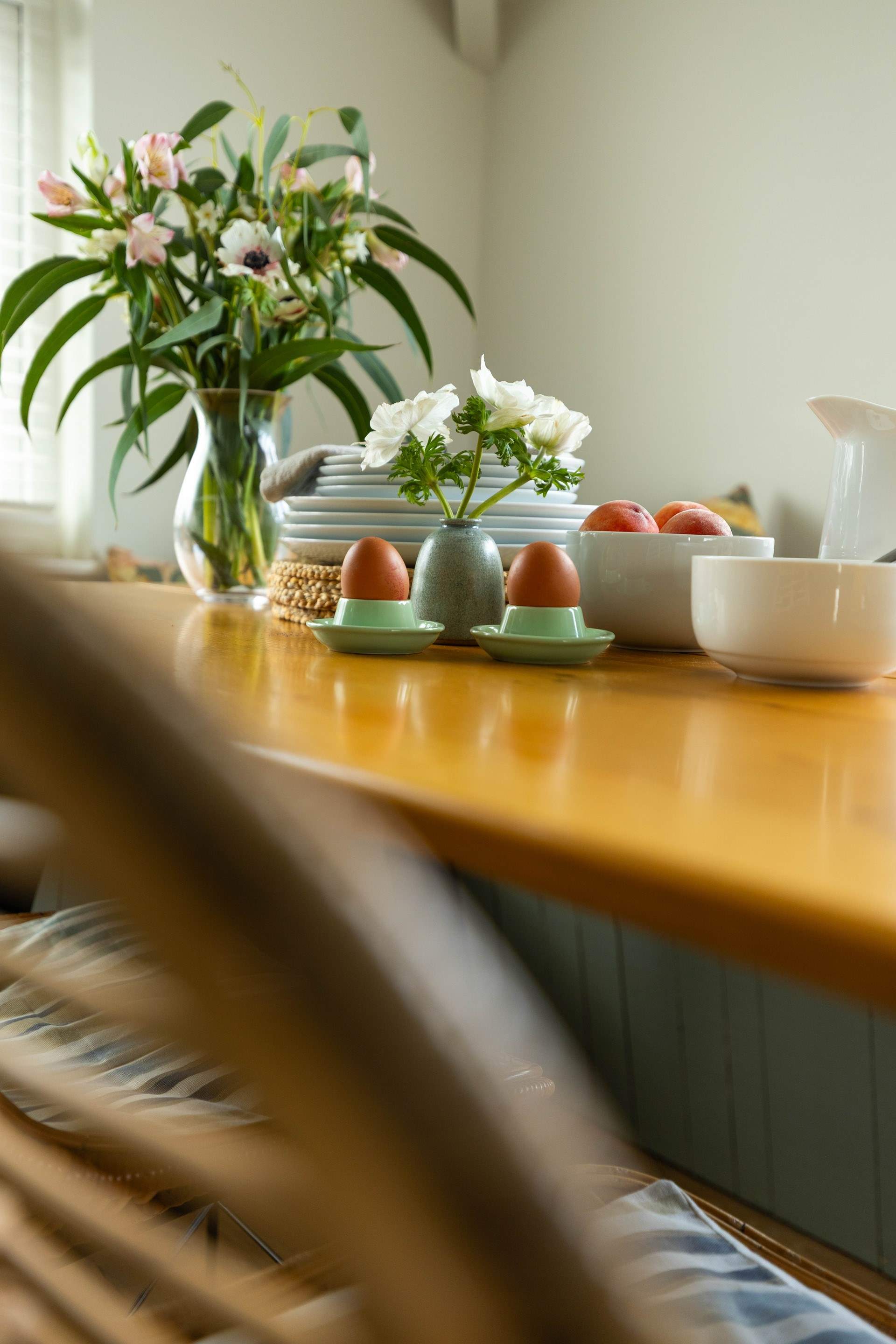 Breakfast is served. 