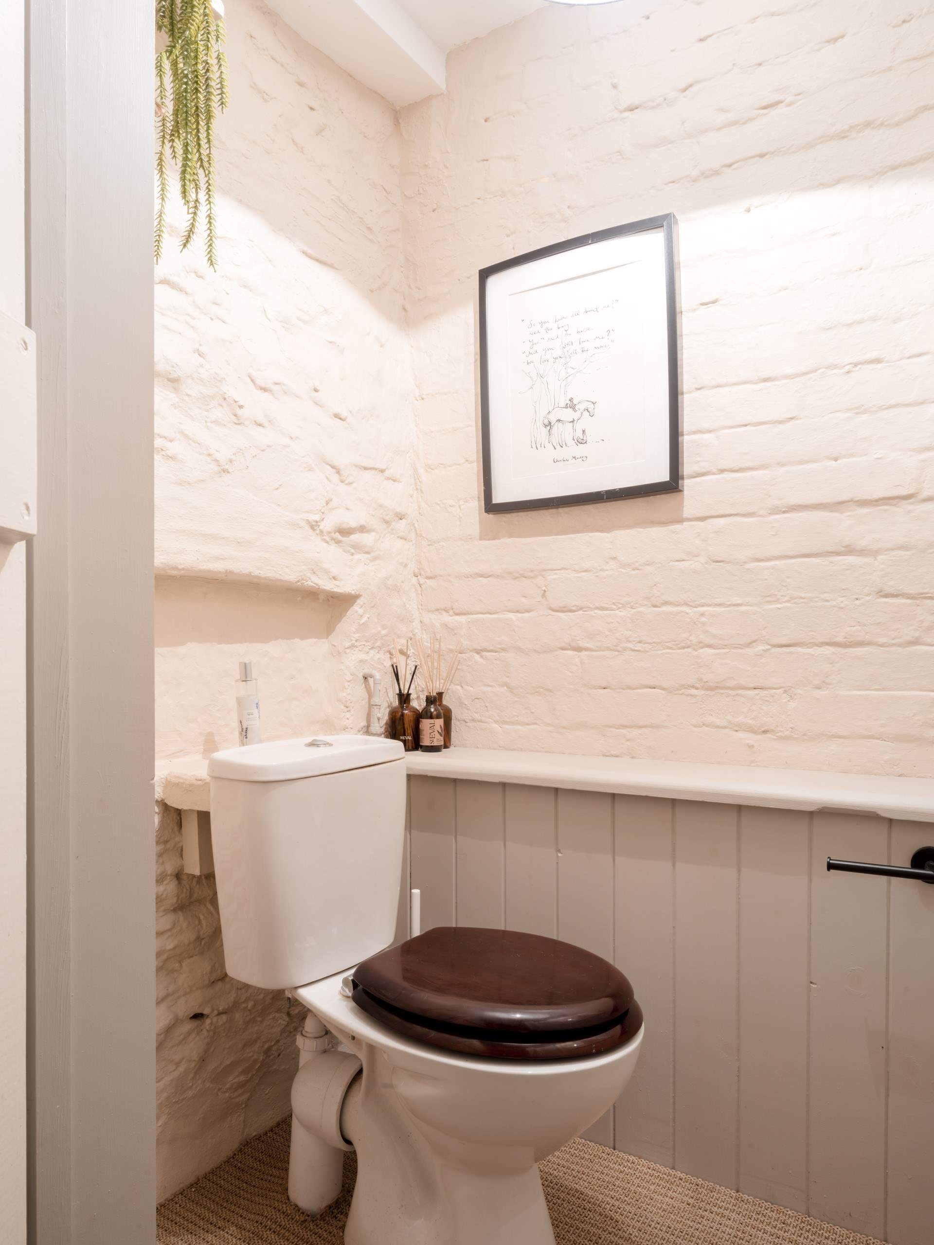 A very handy downstairs WC, just off the utility-room.