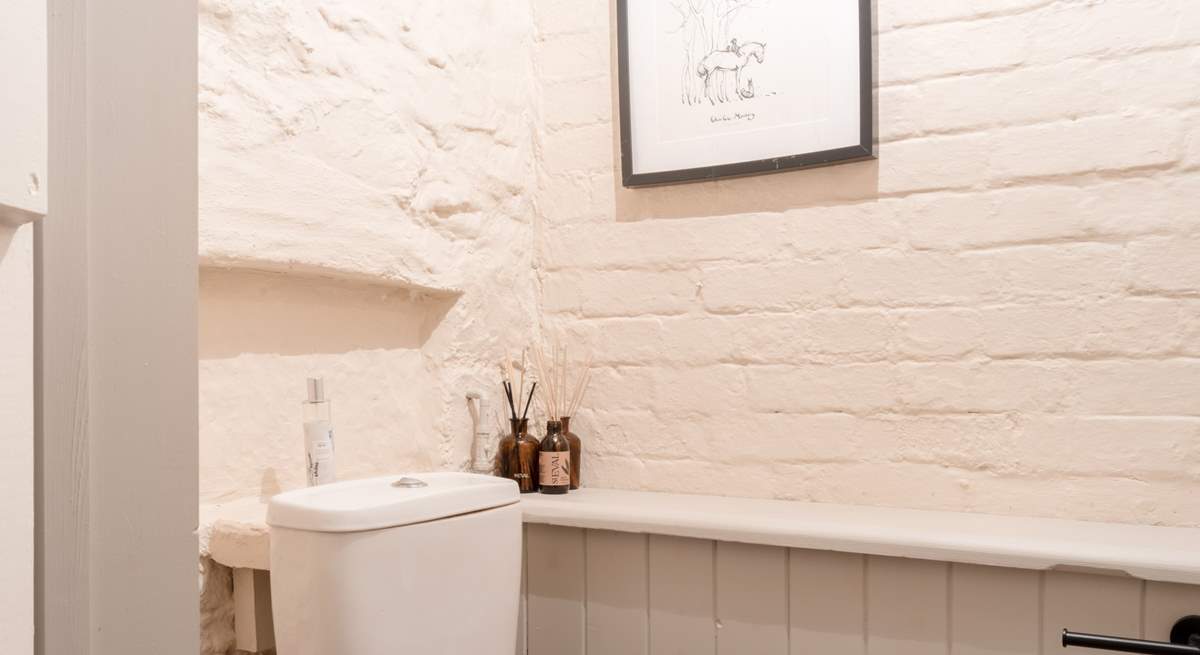 A very handy downstairs WC, just off the utility-room.