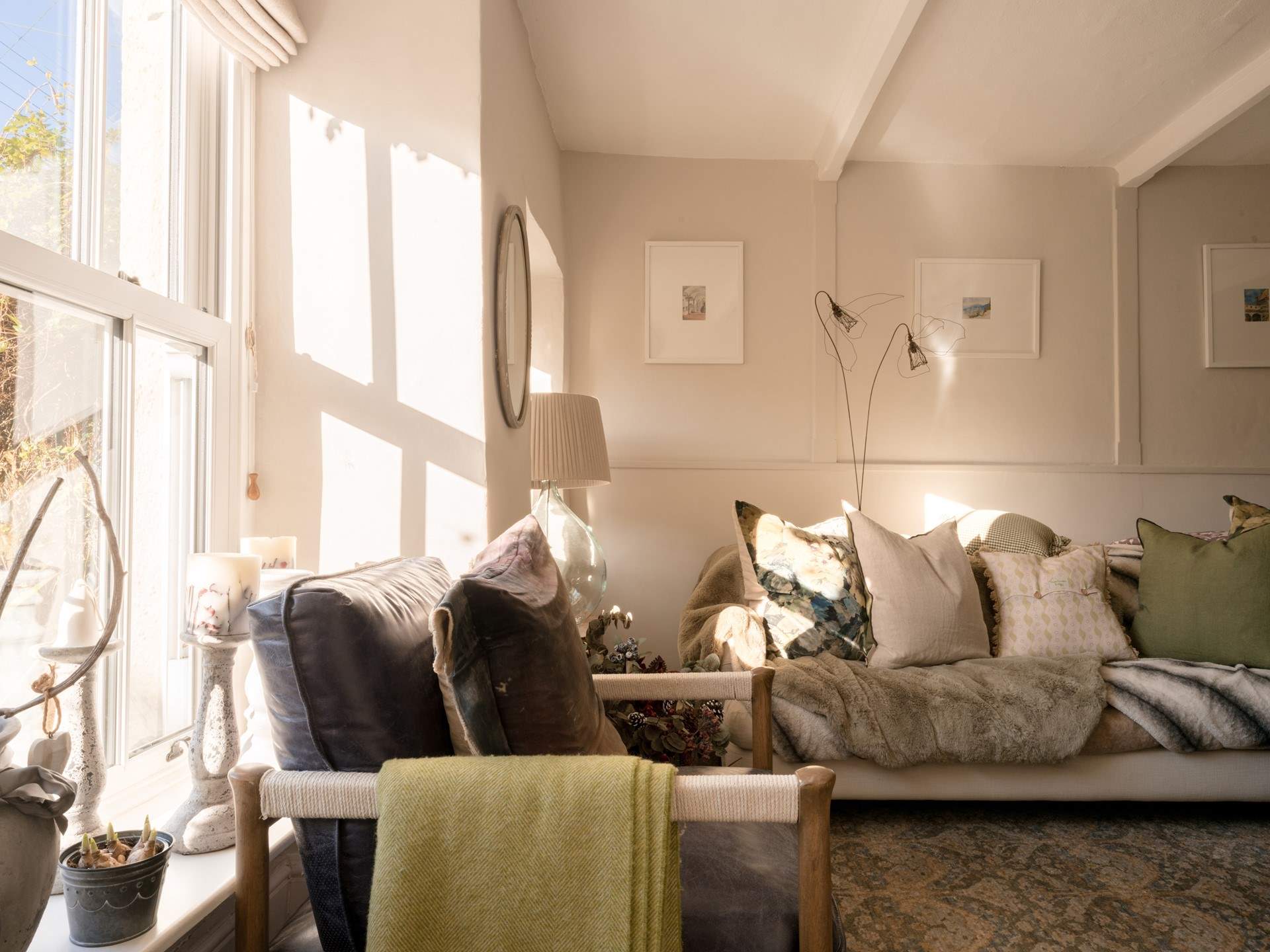 Every inch of the cottage has been styled to create the perfect home-from-home.