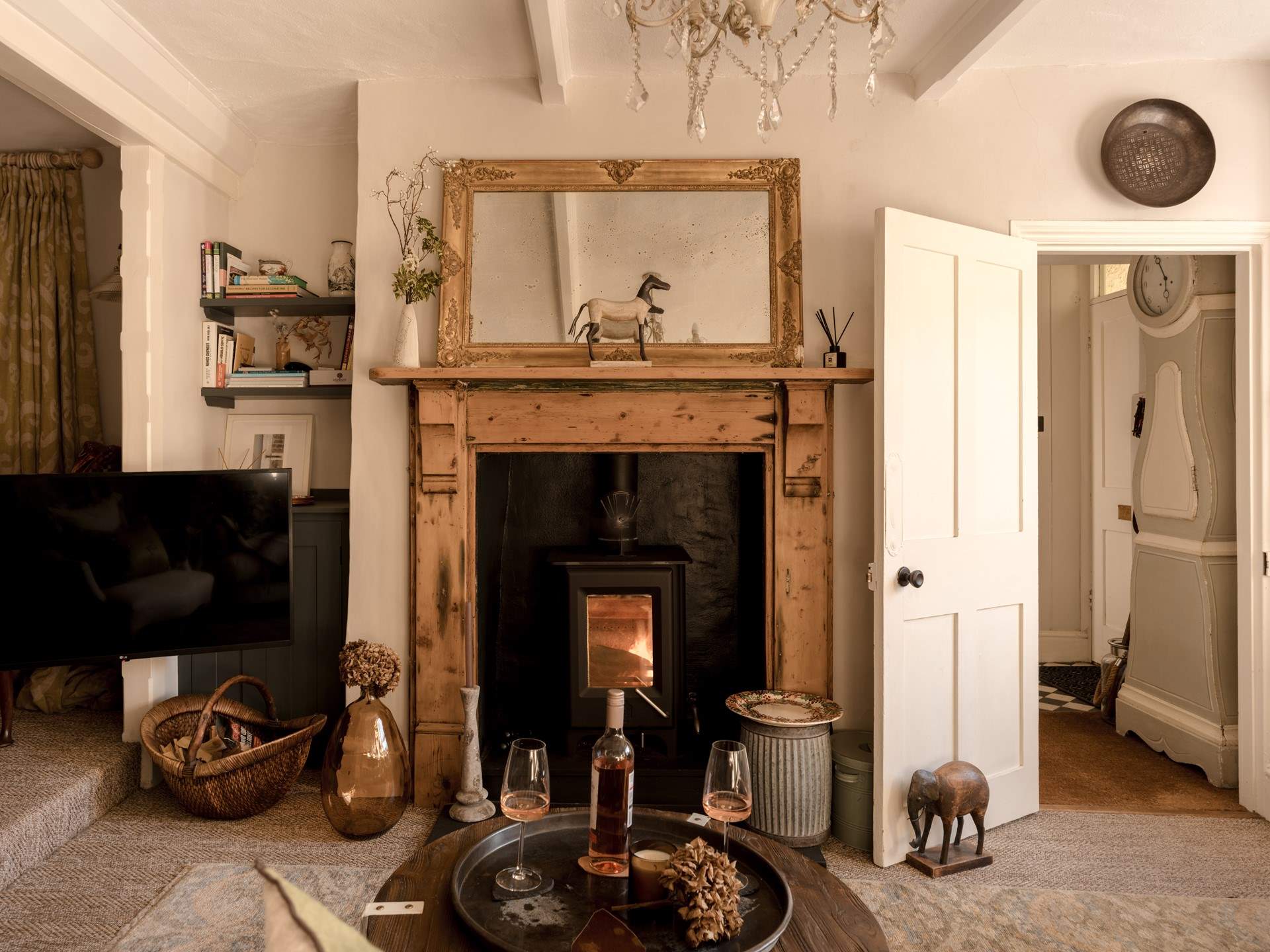 Period features aplenty throughout the cottage.