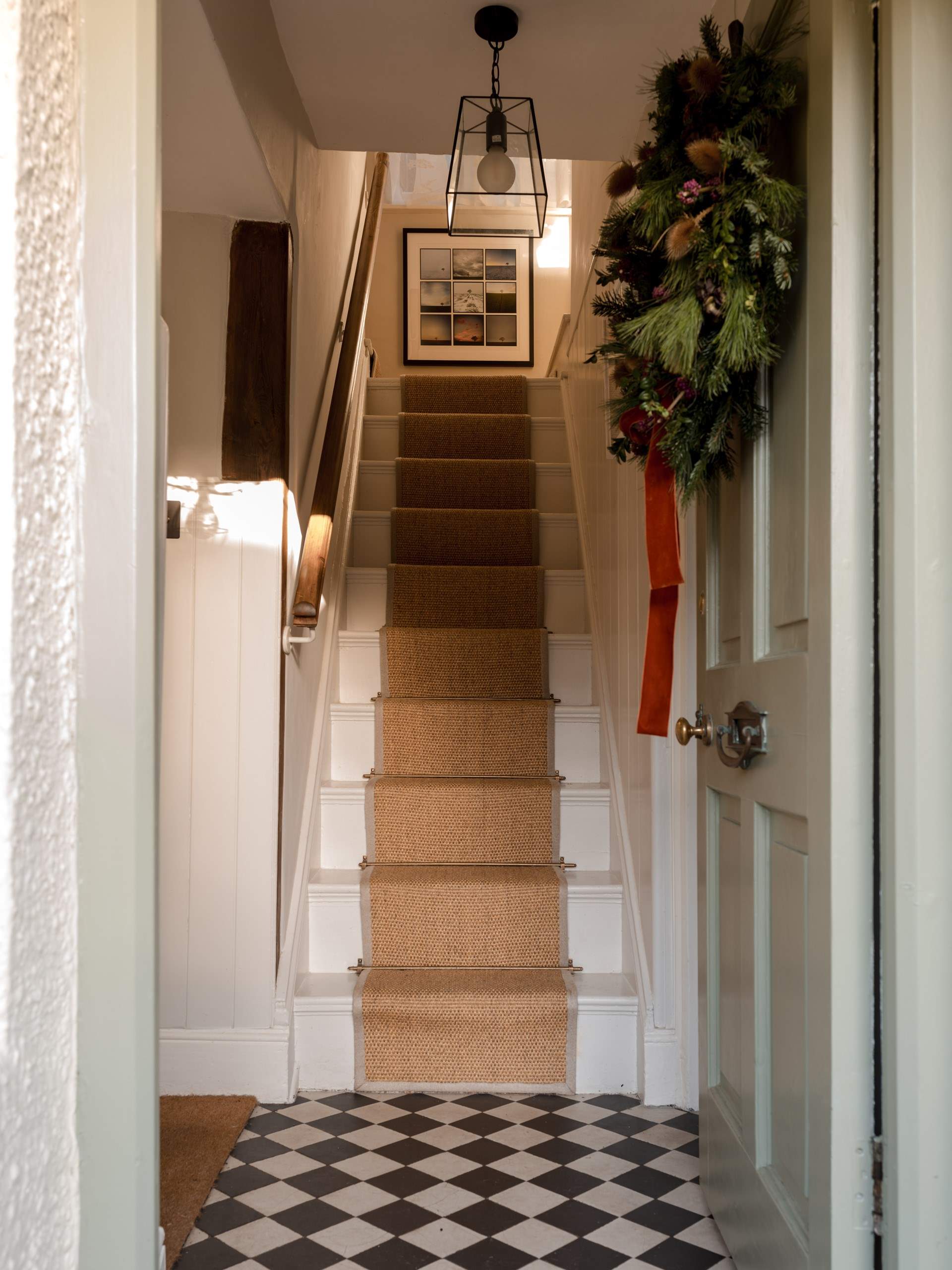 The central staircase leads to two exquisite bedrooms and the cavernous family bathroom.