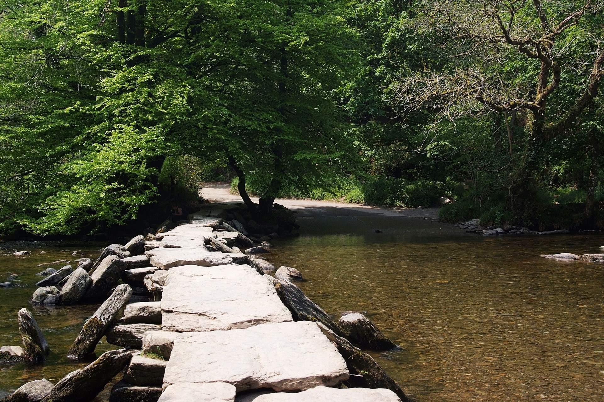 Just outside Dulverton you will find the iconic Tarr Steps.