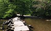 Just outside Dulverton you will find the iconic Tarr Steps. - Thumbnail Image