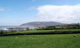 Porlock is where Exmoor meets the sea - this is the bay at Bossington with Porlock to the left and the National Trust village of Selworthy to the right. - Thumbnail Image