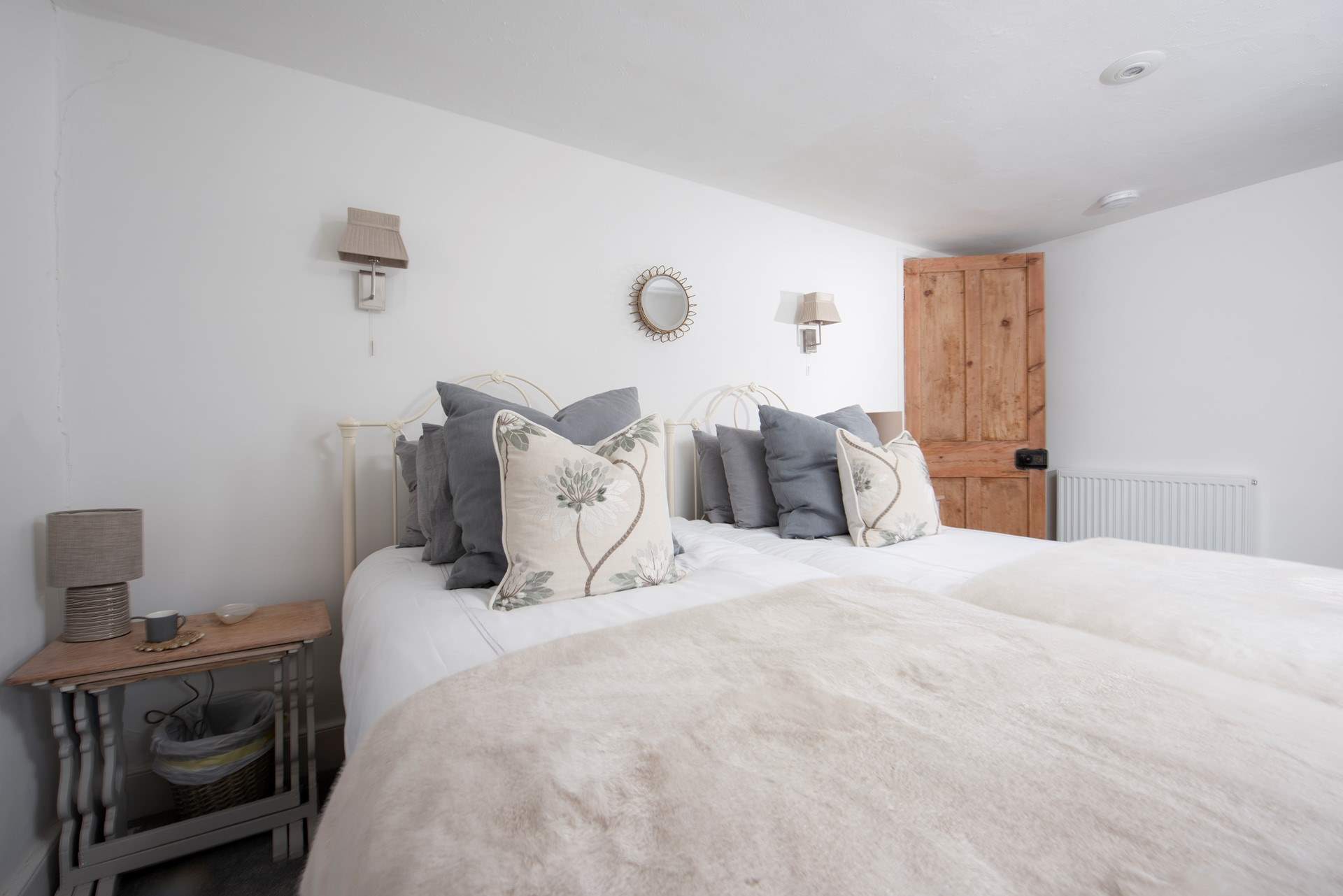 The beds are dressed to impress with luscious linens, plump cushions and beautiful throws.