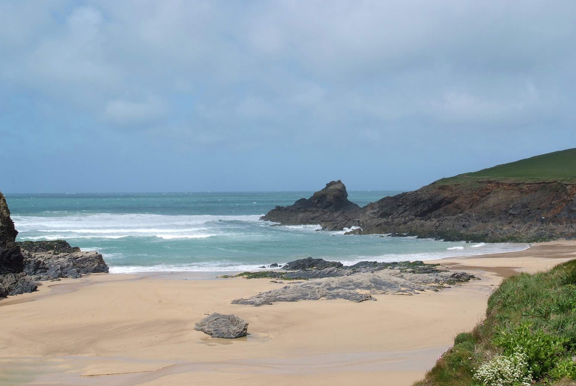 This stretch of coastline is blessed with a choice of great beaches.