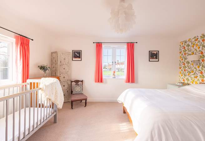 Fully equipped with a cot.