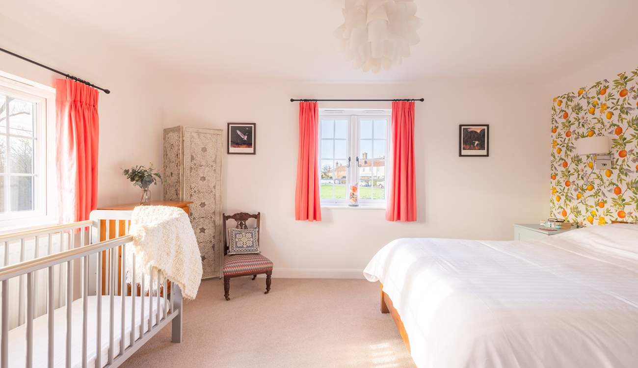 Fully equipped with a cot.