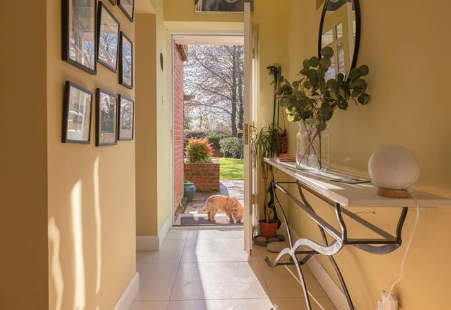 The welcoming hallway.
