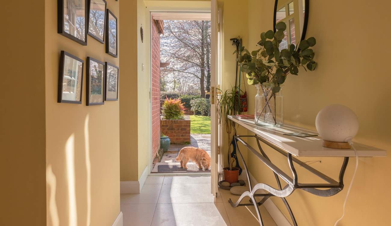 The welcoming hallway.