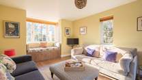 The second sitting-room is the perfect spot for afternoon tea.