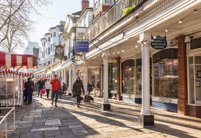 Perhaps some retail therapy at Royal Tunbridge Wells.