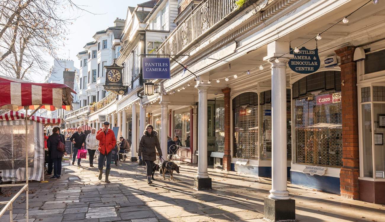 Perhaps some retail therapy at Royal Tunbridge Wells.