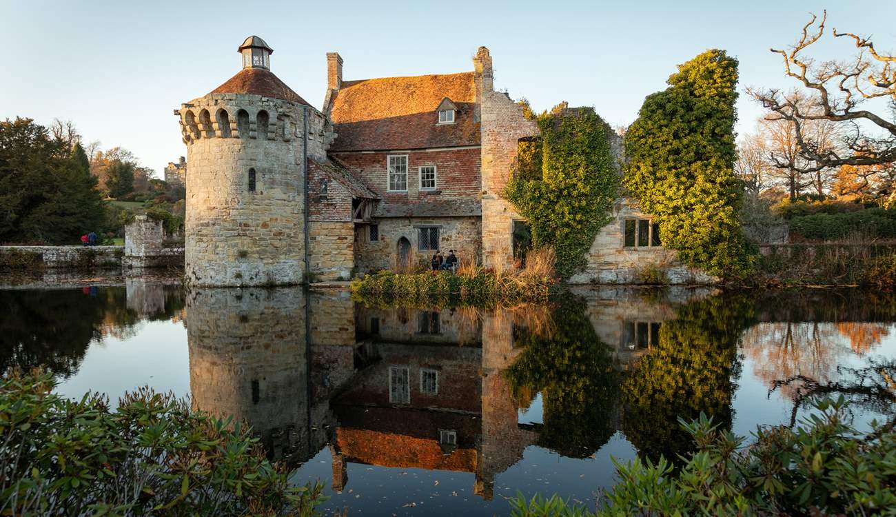 Enjoy a day at Scotney Castle.