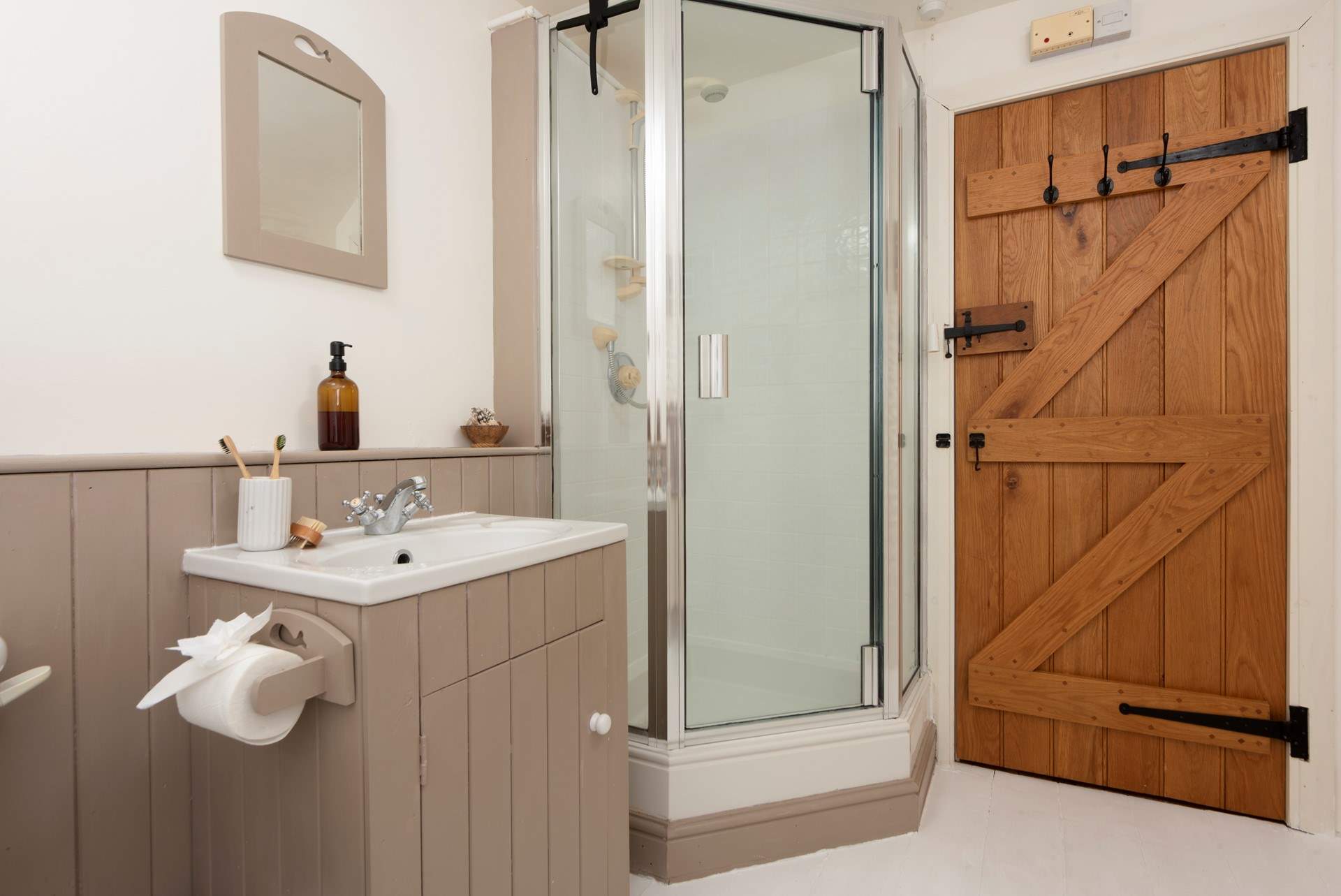 ...along with a shower cubicle.