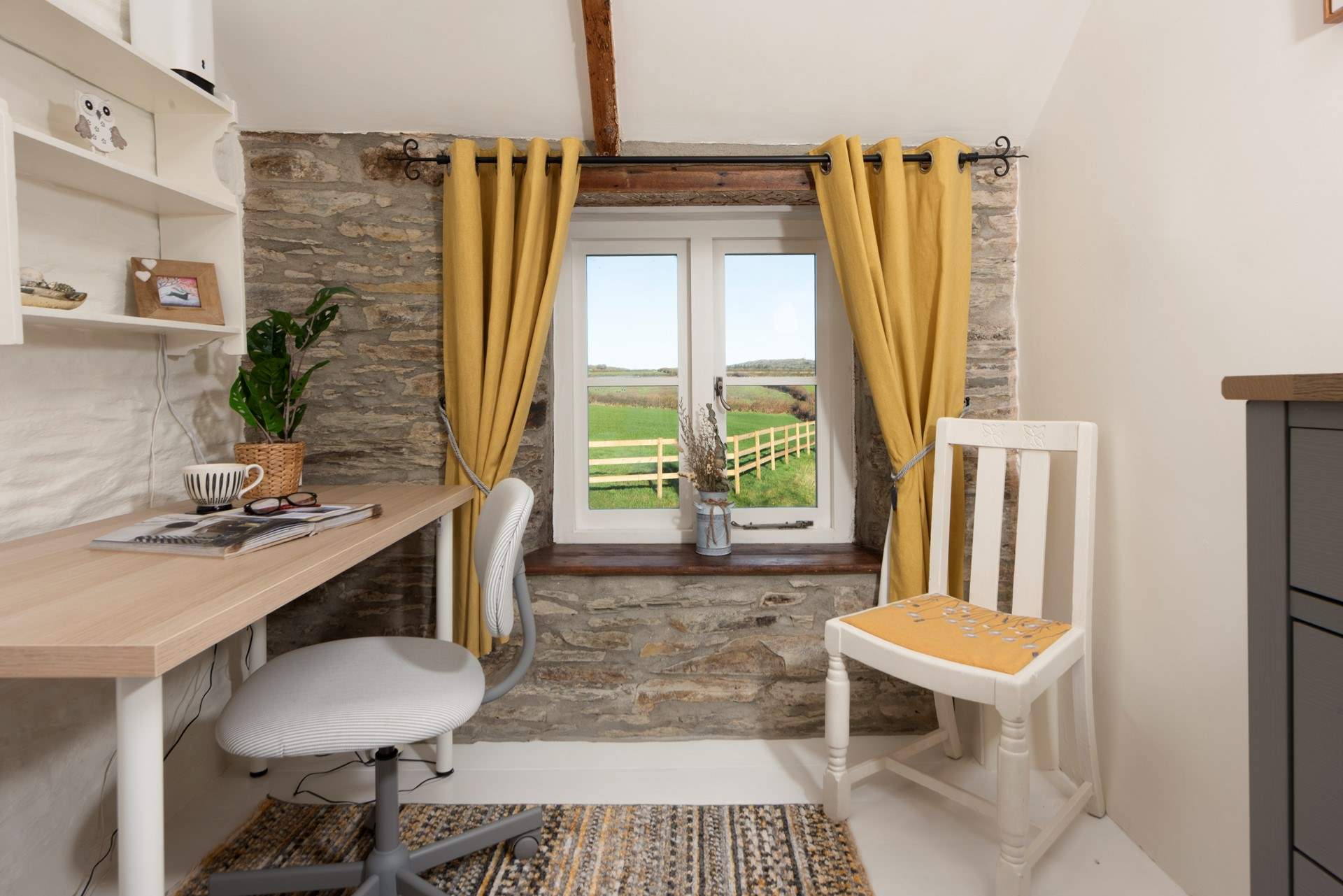 The desk area is ideal should you need to catch up on work whilst away.