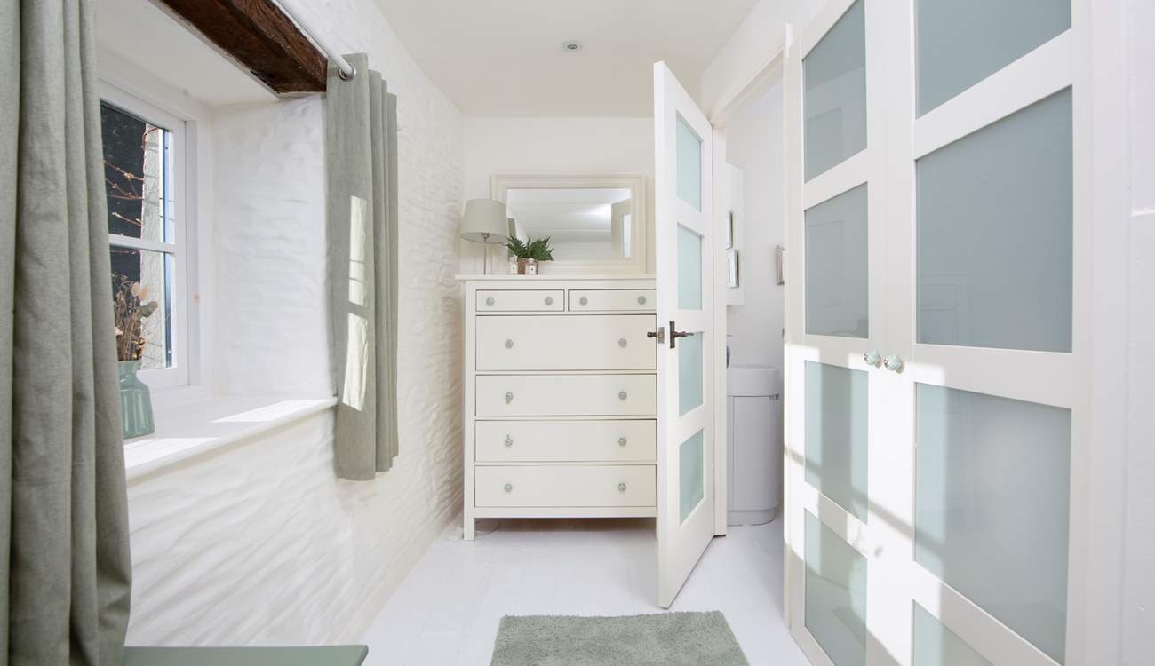 Plenty of storage and its own en suite.