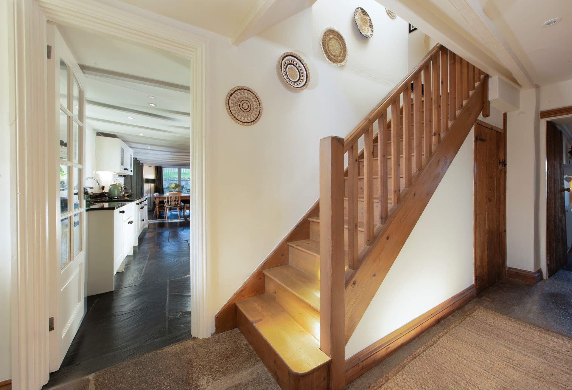 Time for bed.... head up the stairs where five gorgeous bedrooms await.